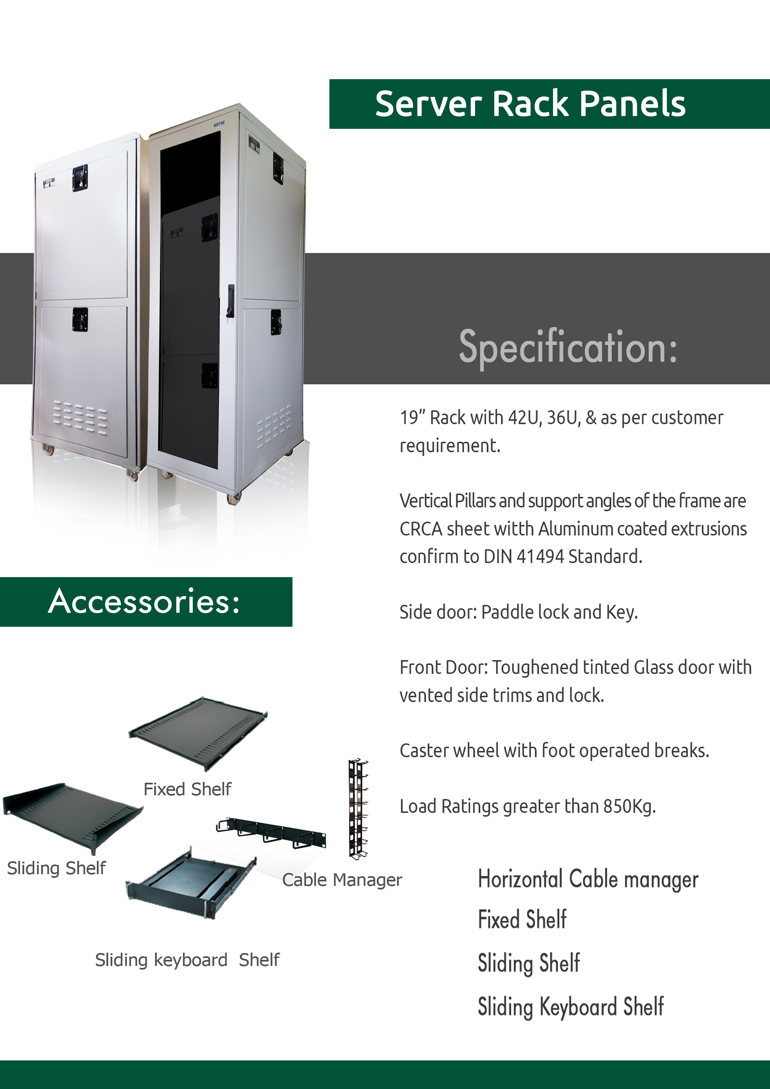 Server Rack Panels